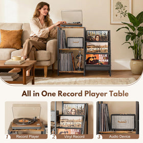 Bikoney vinyl display holder shelf ready for quick vinyl selection