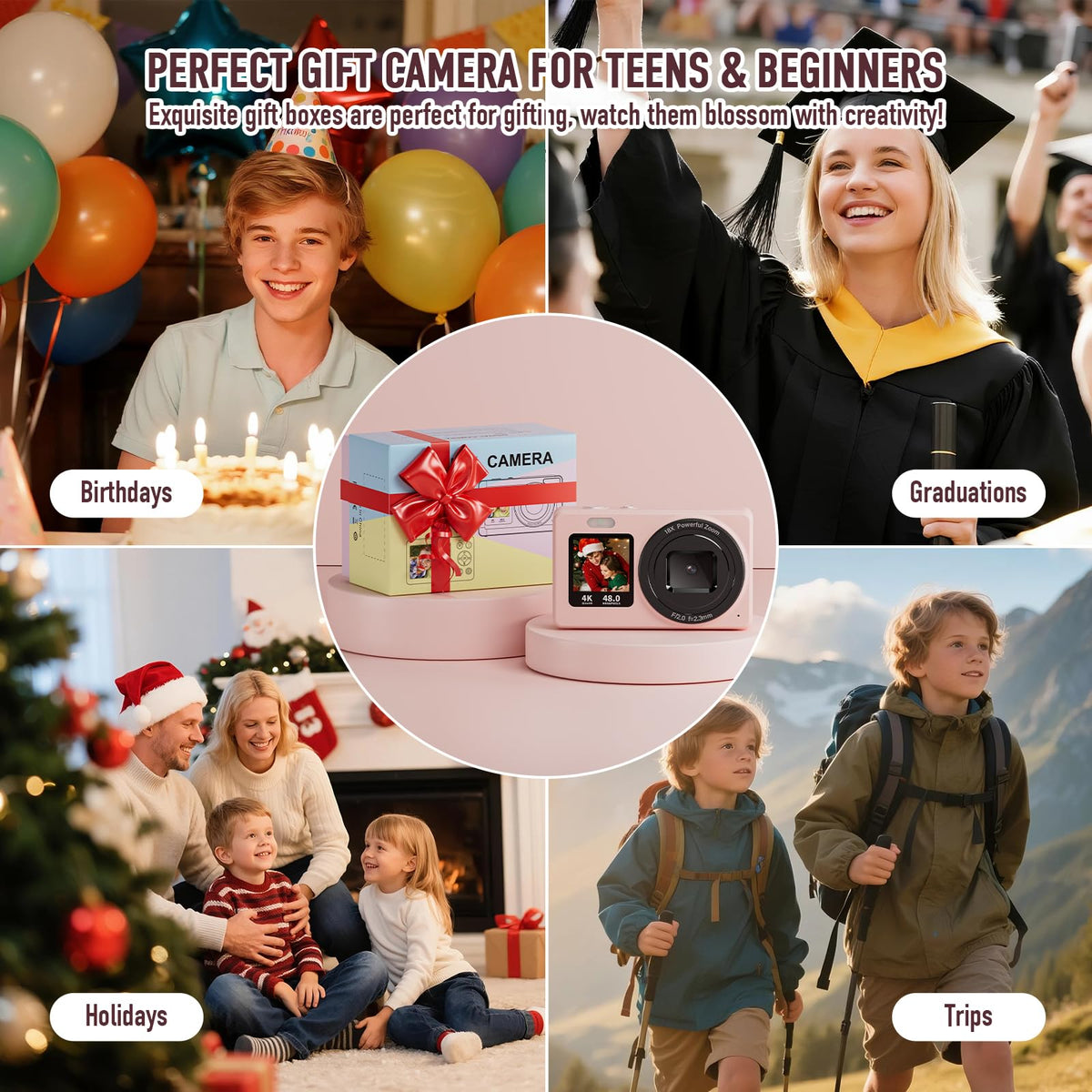 BILEBAK accessories flatlay including 32GB card and storage bag for ready use