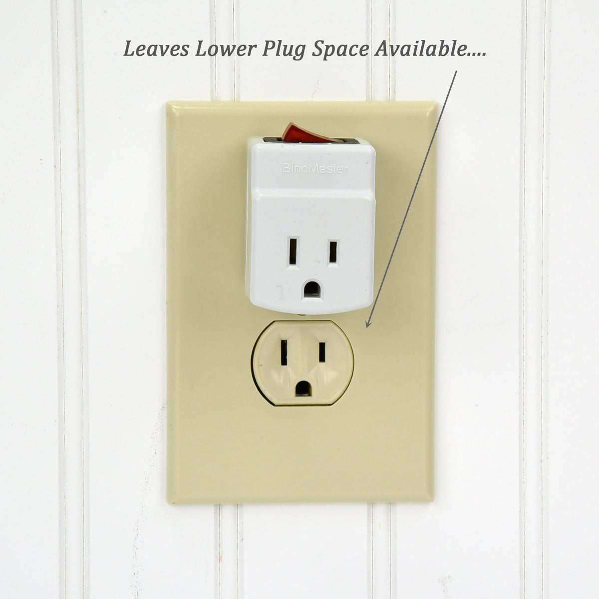 BindMaster energy-saving adapter helps reduce idle power consumption for outlets.