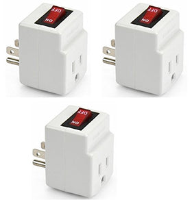 BindMaster 3-prong grounded adapter with orange indicator shows power status from across the room.