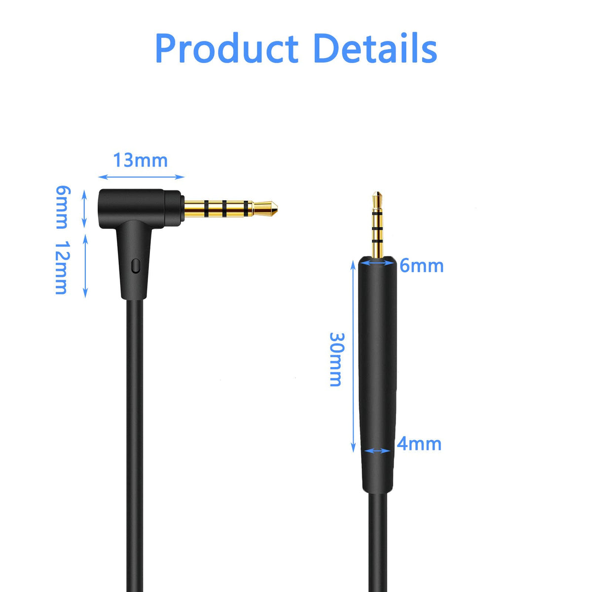 BINGLE cable next to ruler showing scale for length and portability