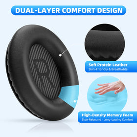 BINGLE memory foam core cushions for even pressure distribution
