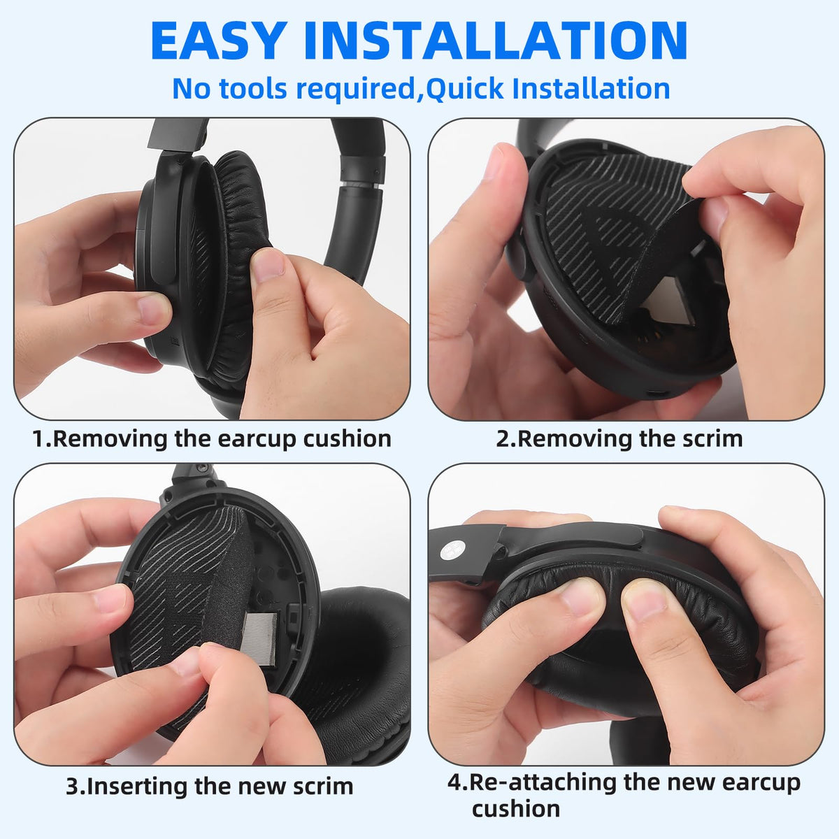 BINGLE tool-free installation enables quick replacement