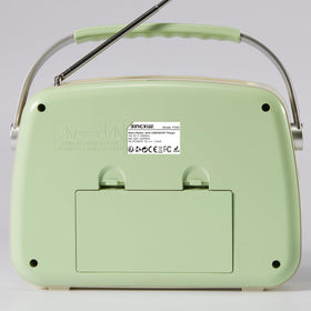 Bingxue with open battery compartment showing C-cell option for long outings