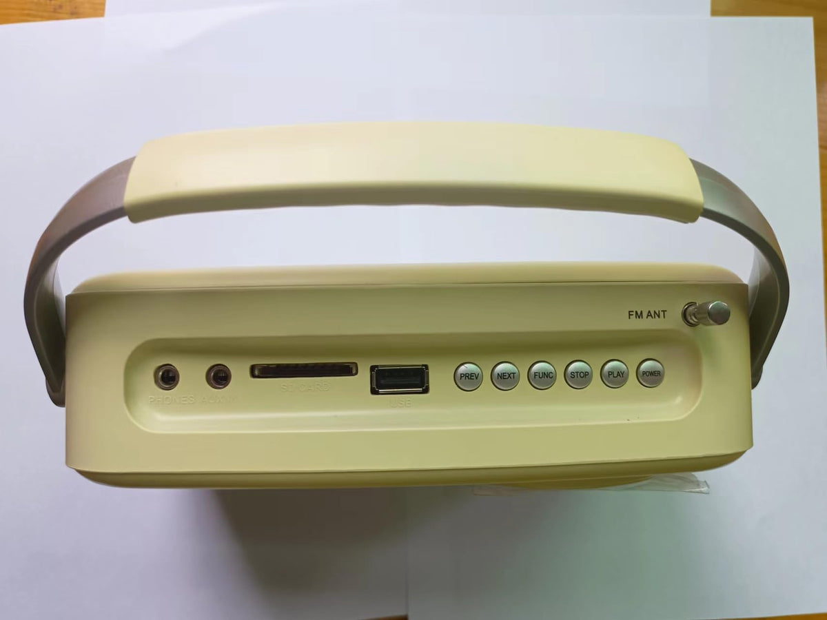 Bingxue radio with Bluetooth streaming for wireless music playback.