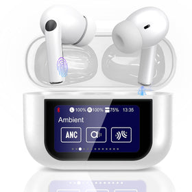 Binineew wireless earbuds case open for quick access and charging.