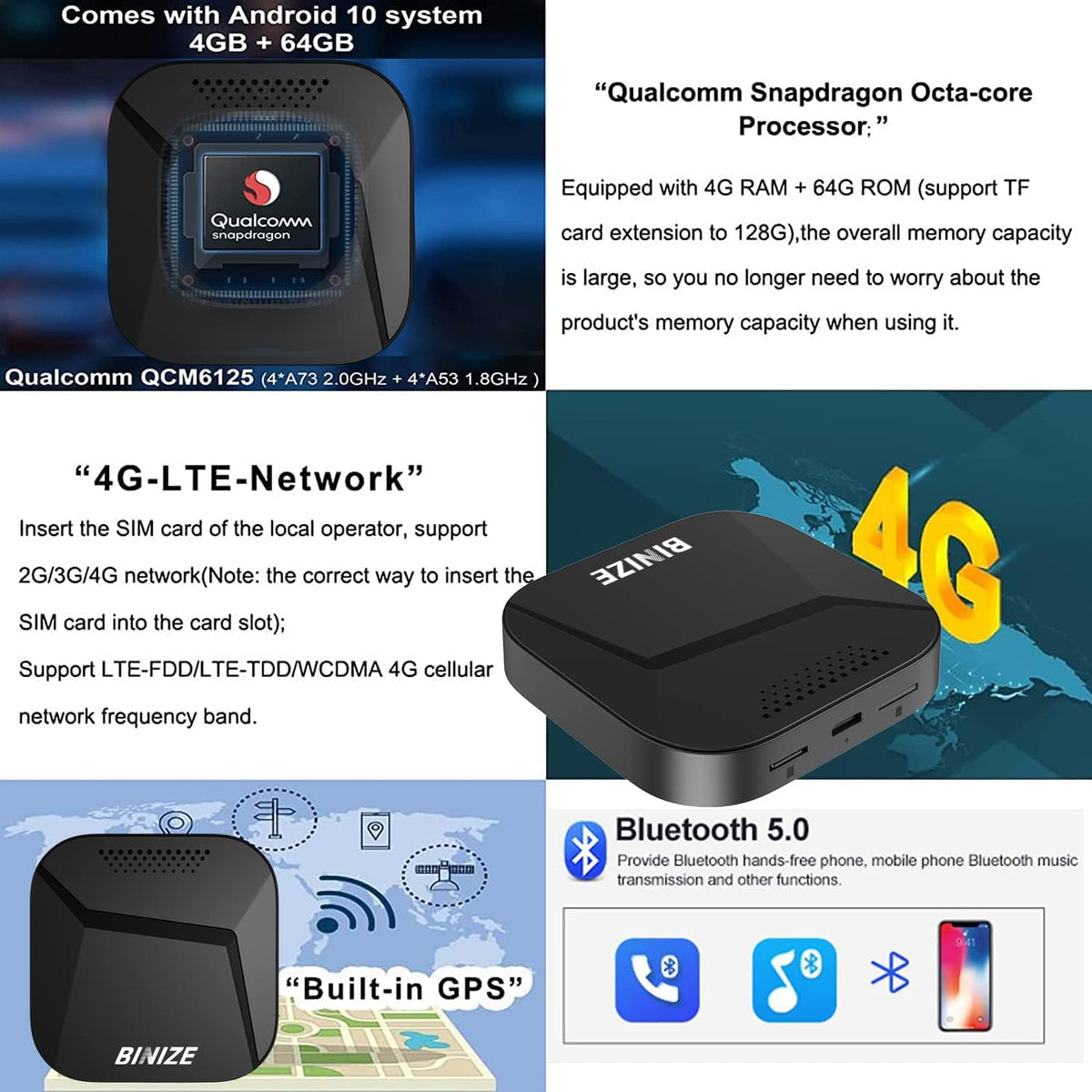 Binize CarPlay AI Box WiFi setup for online app access