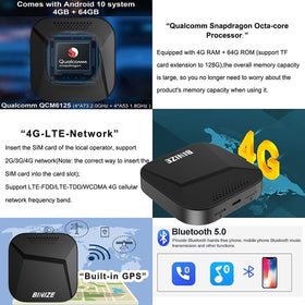 Binize CarPlay AI Box WiFi setup for online app access