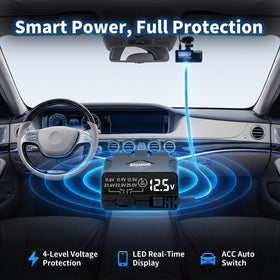 Binyoansm ACC detection with LED voltmeter monitors battery health