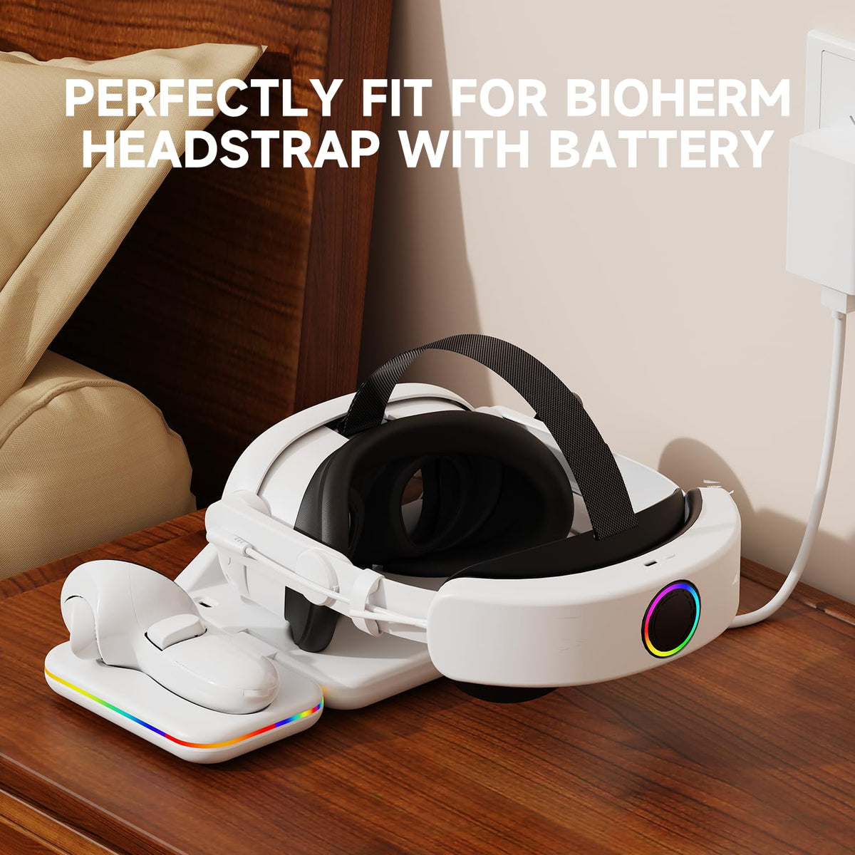 Bioherm RGB Dock includes USB-C adapter for quick setup