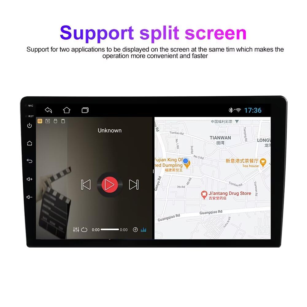 Biorunn 2GB RAM and 64GB ROM powering apps and media on the head unit.