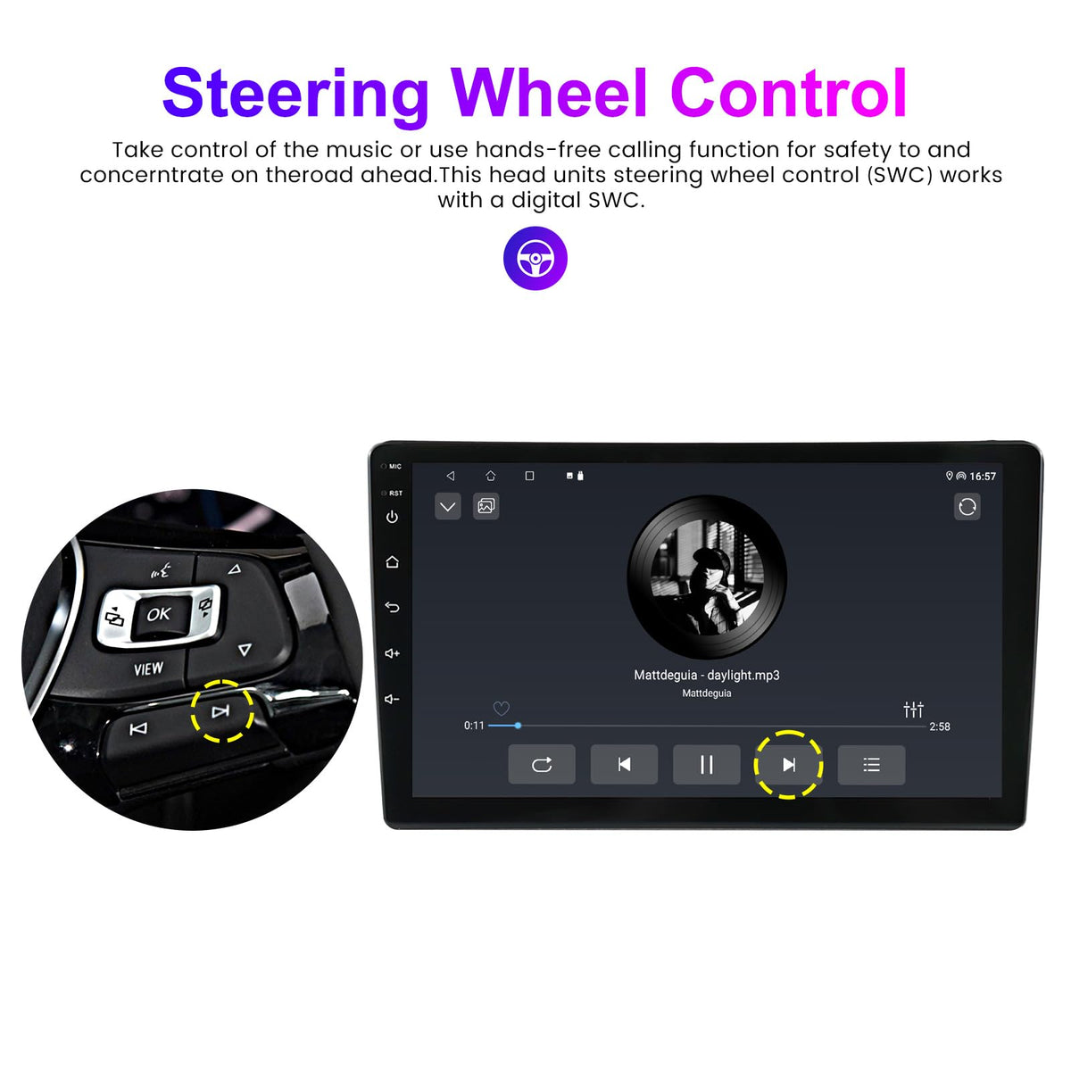 Biorunn built-in Wi-Fi for quick app updates and streaming on the go.