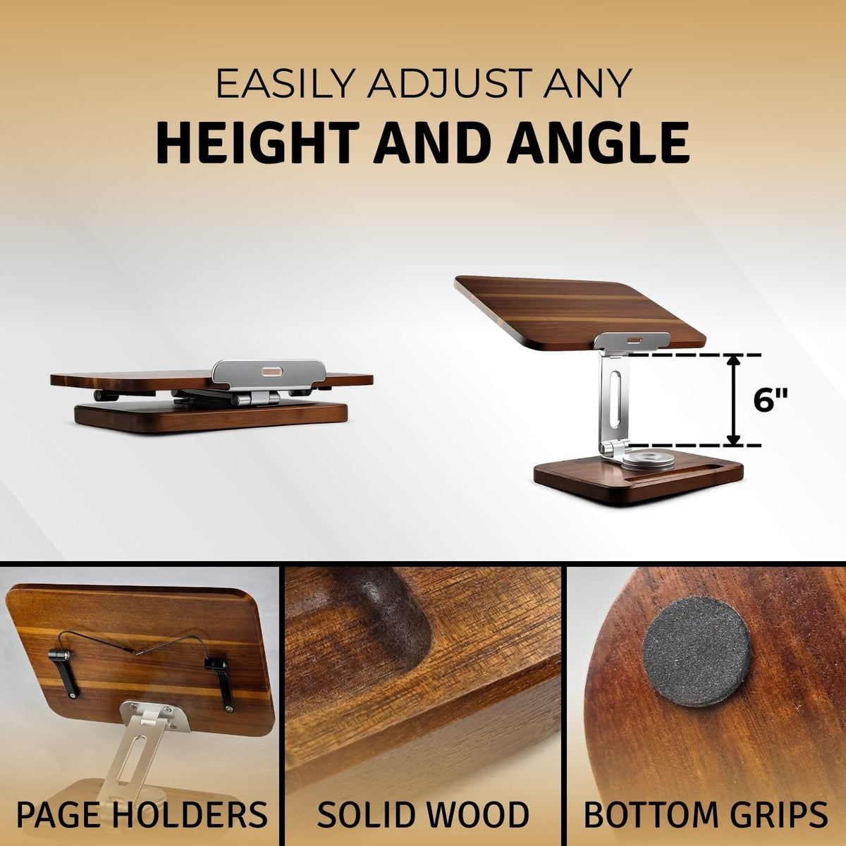 Birchline rotating clips hold notes without blocking your view.