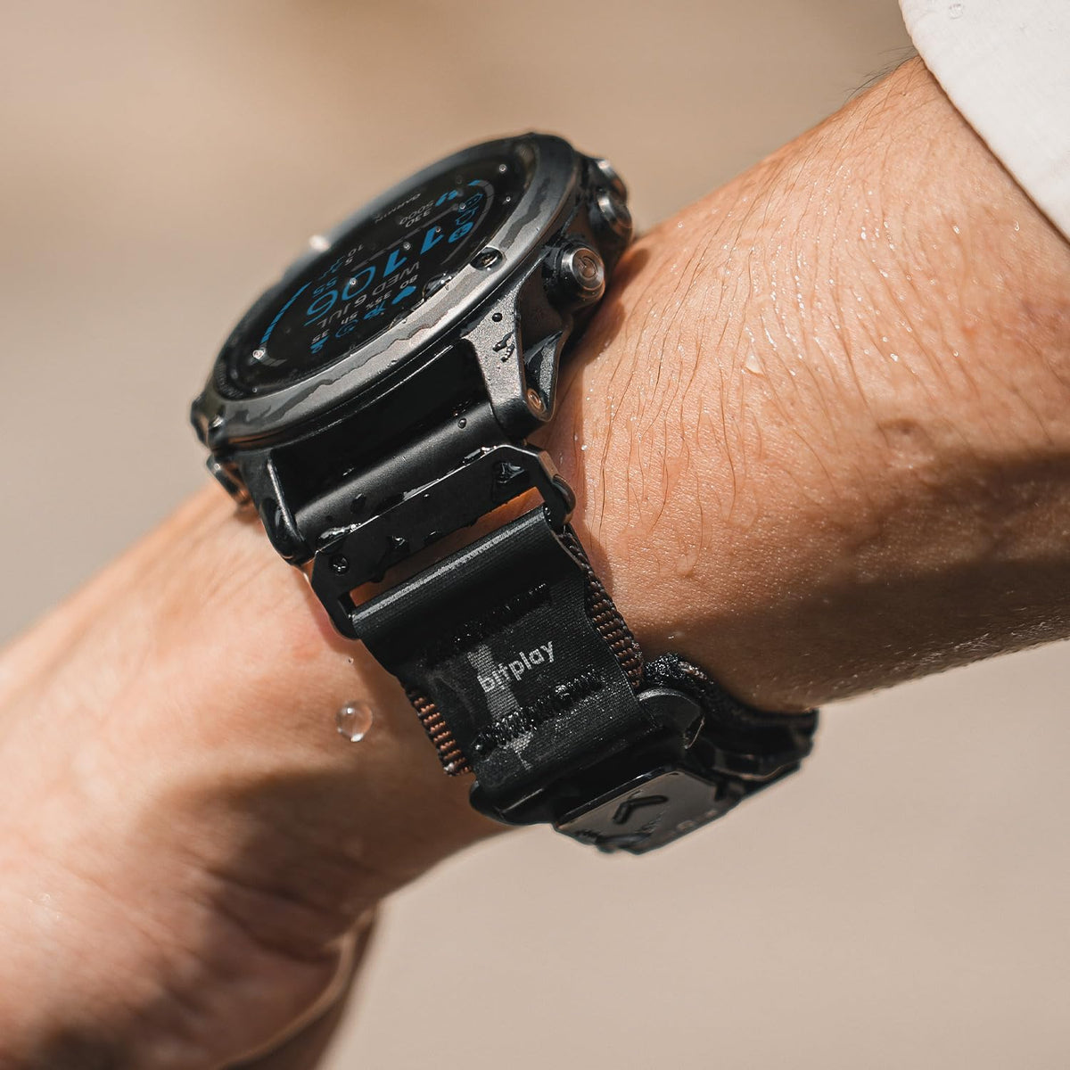 bitplay hypalon texture shot showing weatherproof outer layer advantage