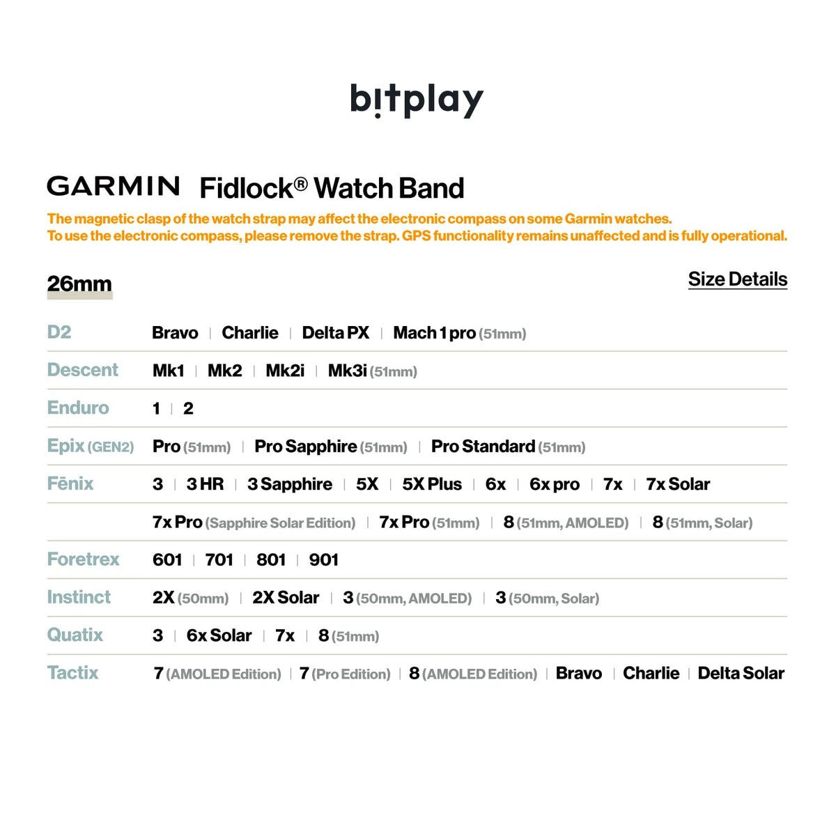 bitplay underside hook-and-loop adjuster showing easy micro-adjust benefit