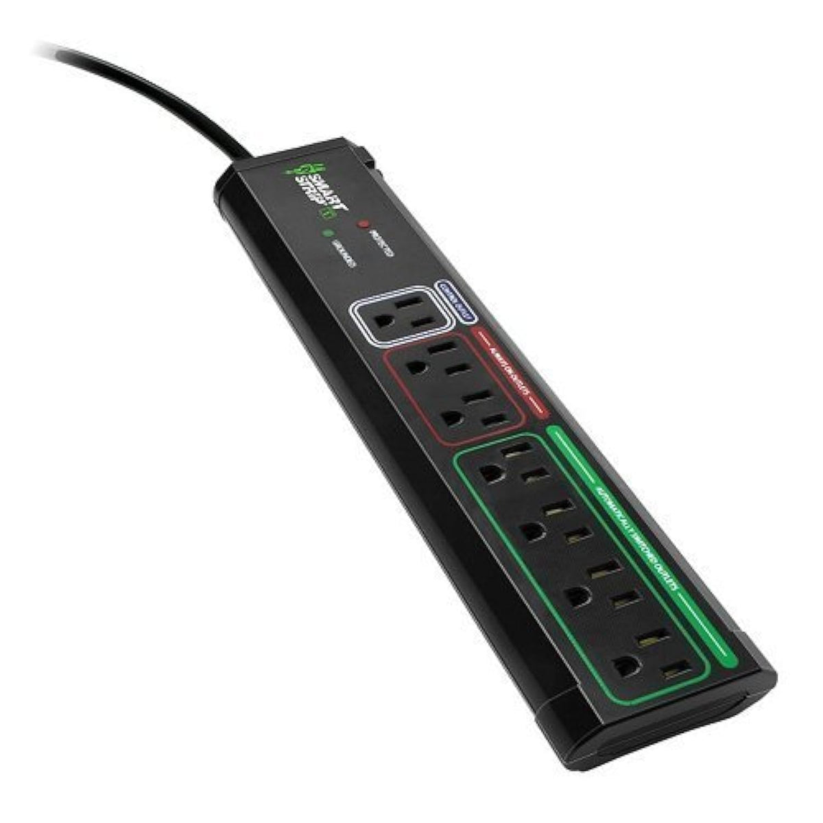 Bits Limited ECG-7MVR energy saving surge protector with autoswitching powers home devices efficiently.