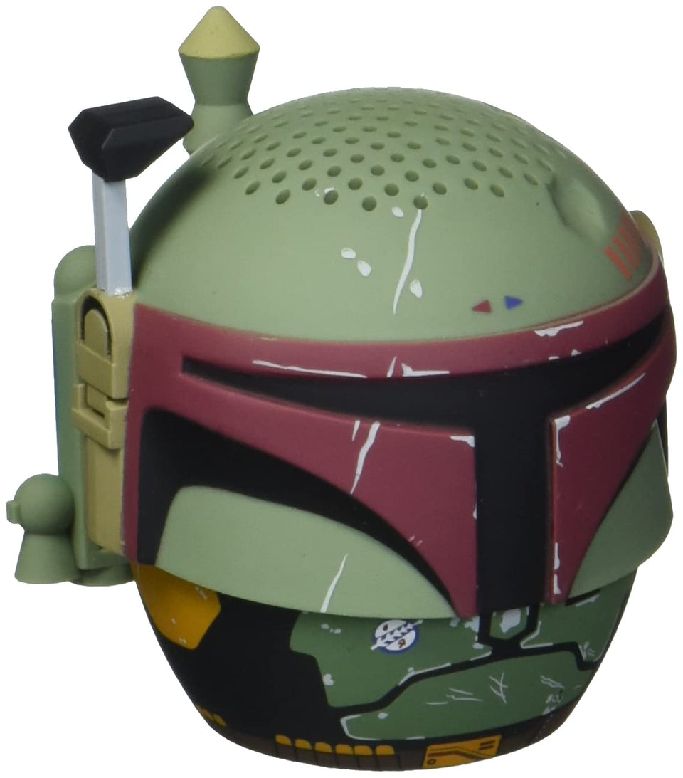 Bitty Boomers Boba Fett front view showing collectible design and portable benefit