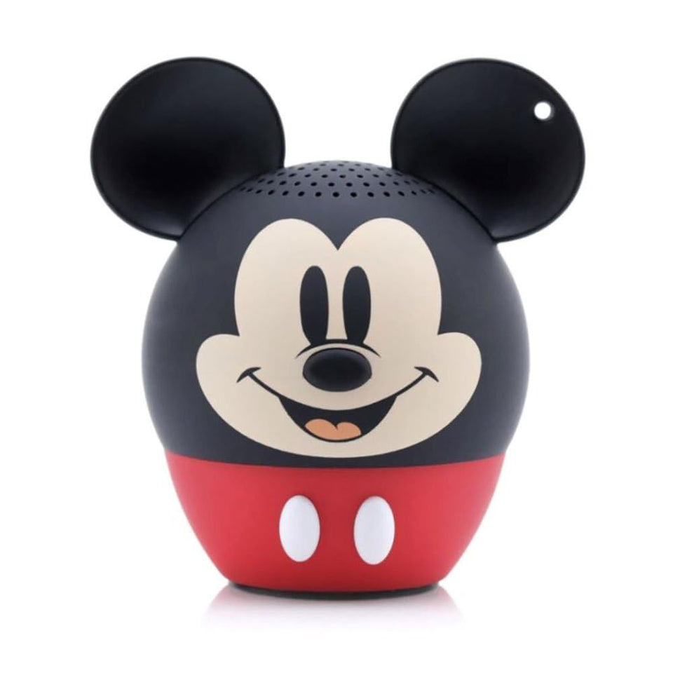 Bitty Boomers Disney Mickey mini speaker front view, compact and portable for on-the-go listening