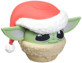 Bitty Boomers Grogu Santa Hat mini speaker, portable listening on the go