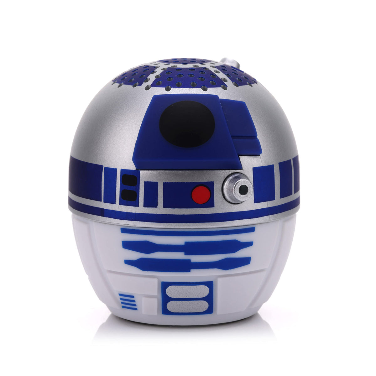 Bitty Boomers R2-D2 mini speaker front view, portable stereo on the go
