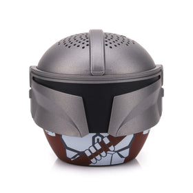 Bitty Boomers Star Wars Chrome Mandalorian front view for portable, shareable sound.