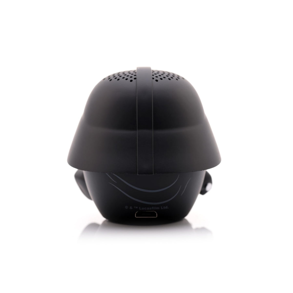 Bitty Boomers Darth Vader mini speaker with backpack clip for on-the-go use.