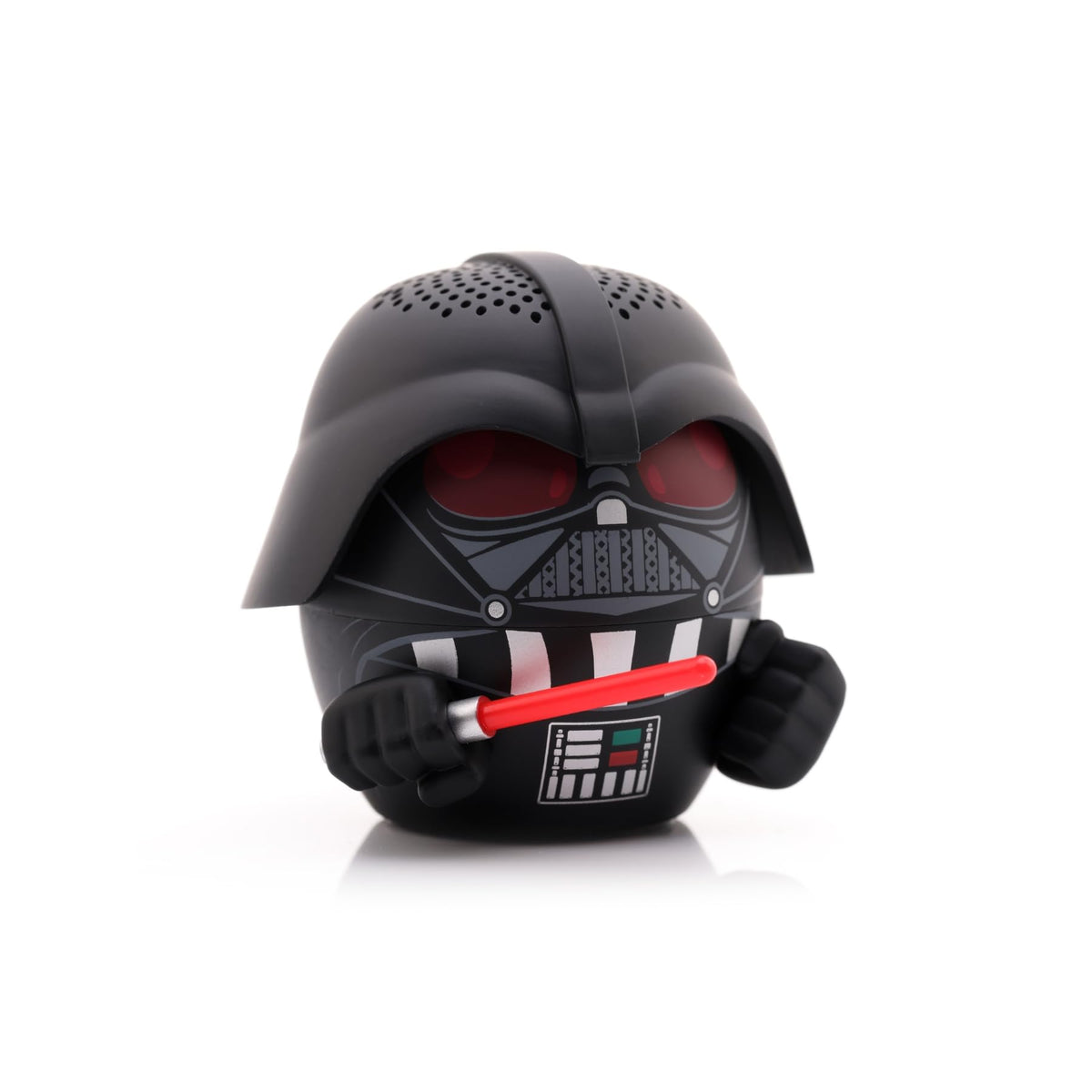 Bitty Boomers Darth Vader mini speaker front view for portable listening.