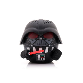 Bitty Boomers Darth Vader mini speaker side view showing pocket-friendly size.