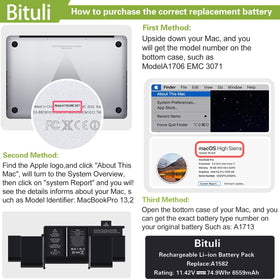 Bituli battery installed in MacBook Pro validating direct fit