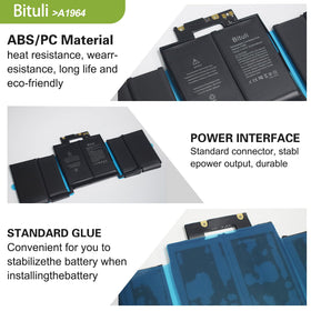 Bituli battery installed inside MacBook Pro demonstrating secure fit and restored power