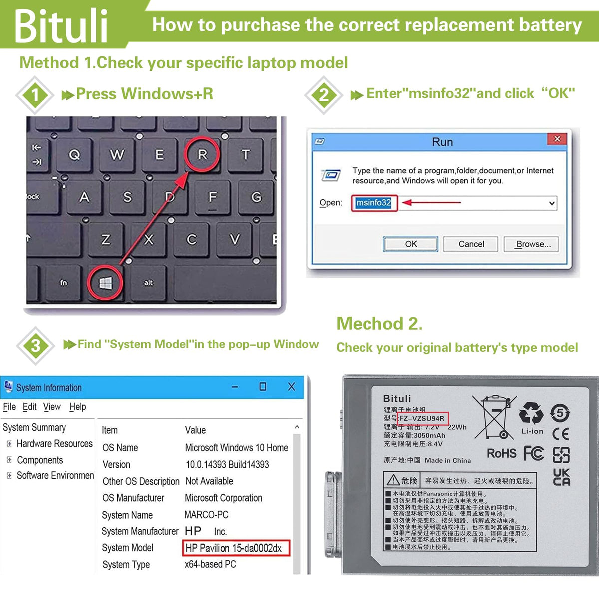Bituli battery installed in a Panasonic Toughpad restoring runtime