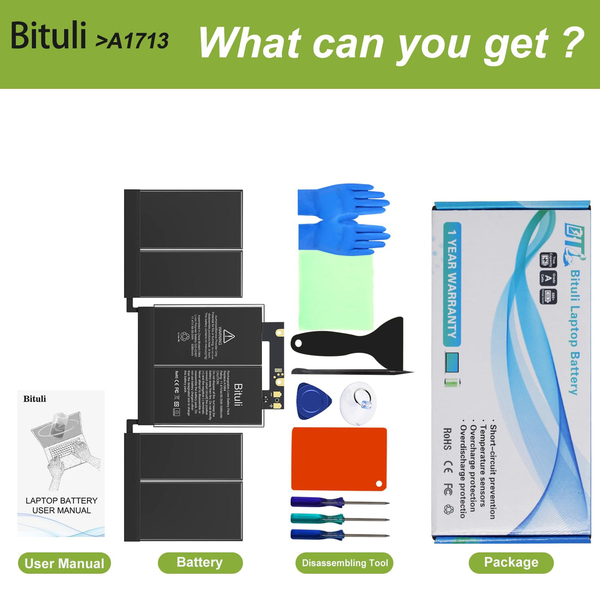 Bituli battery in a desk workspace illustrating improved runtime for productivity
