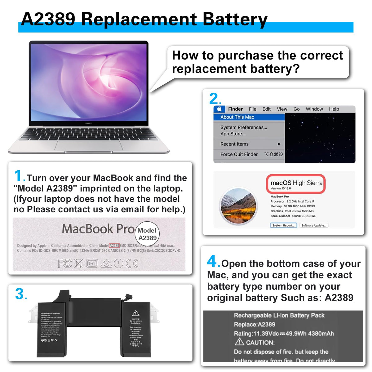 Bituoer battery next to ruler showing compact size and fit benefit