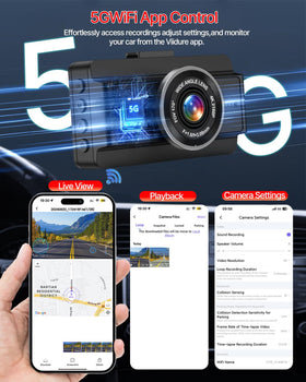 Biuone dash cam installed on car dashboard showing discreet protection benefit