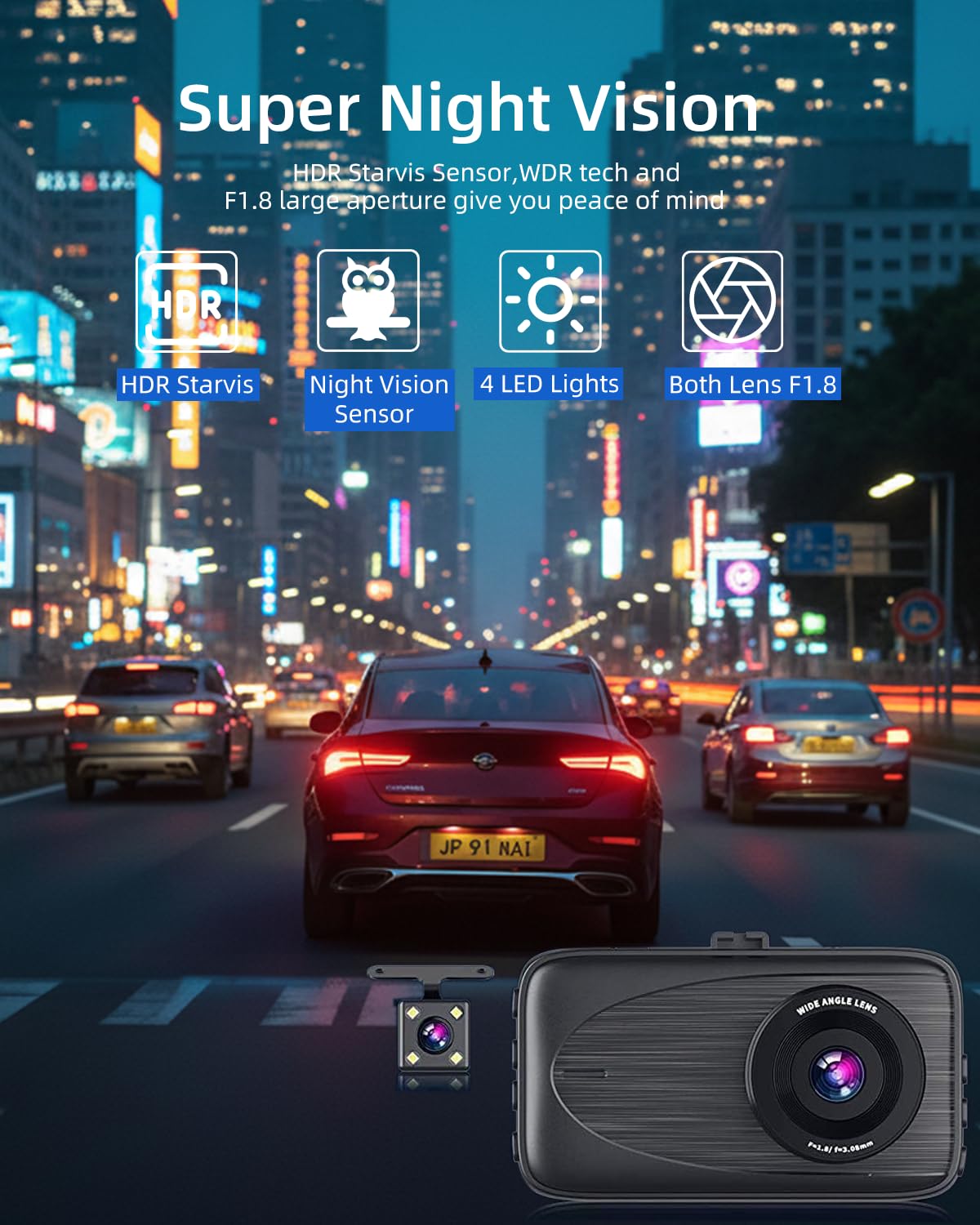 Biuone dash cam parking monitor mode detects parked vehicle events