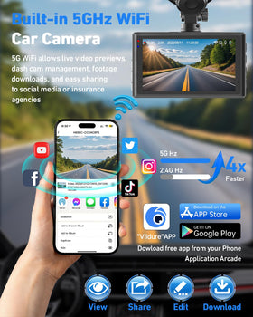 Biuone rear camera detail emphasizing wide-angle coverage and vehicle protection