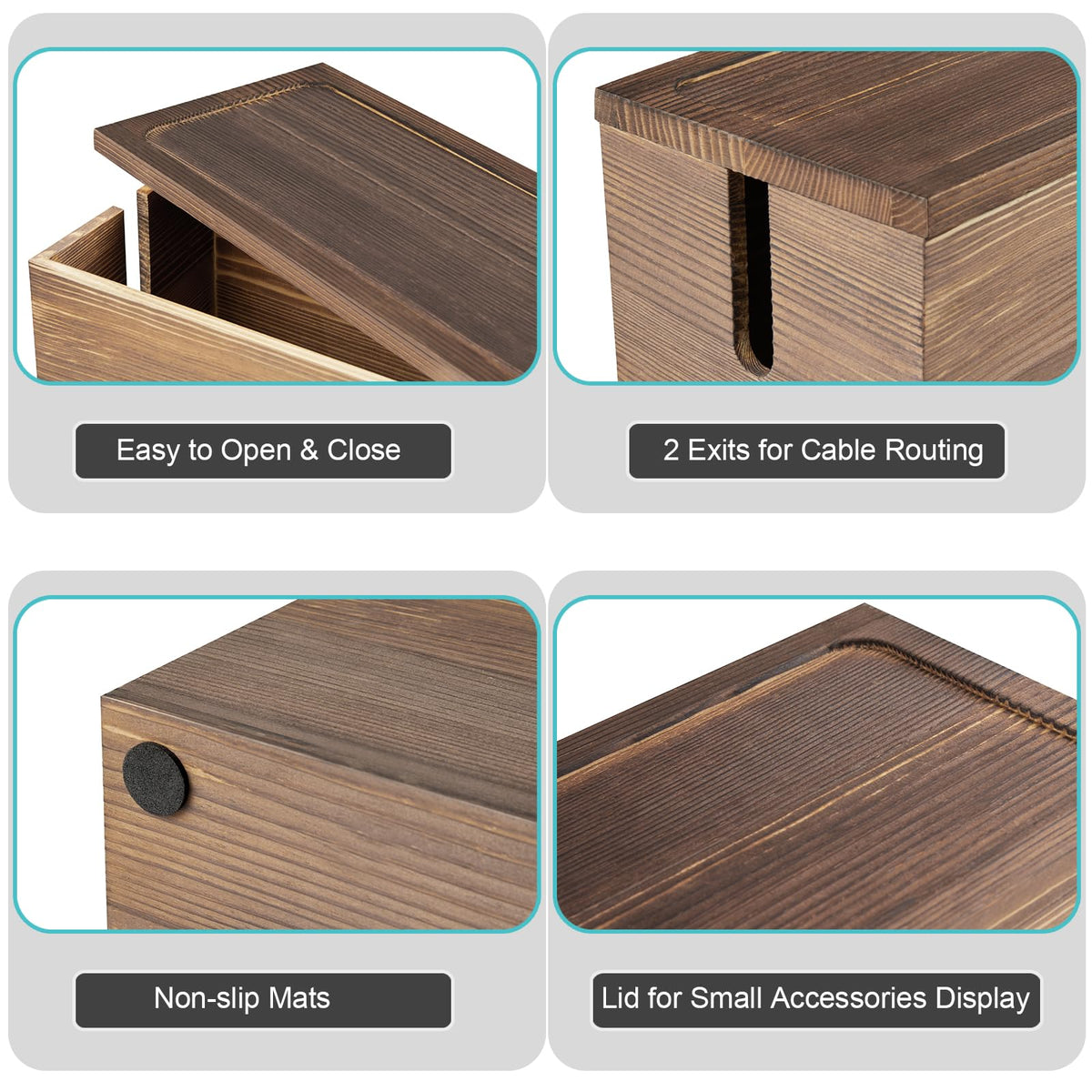Bivvclaz cord openings allow neat cable routing and improved airflow