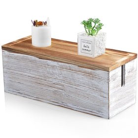 bivvclaz front view box hides cords, tidy desk benefit