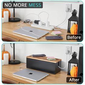 Bivvclaz lid holding a phone showing convenient charging surface