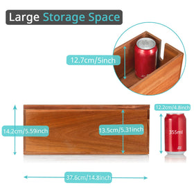 Bivvclaz open lid revealing internal space organizing chargers