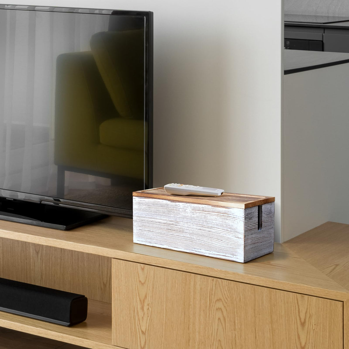 bivvclaz under sofa showing scale, discreet floor placement benefit