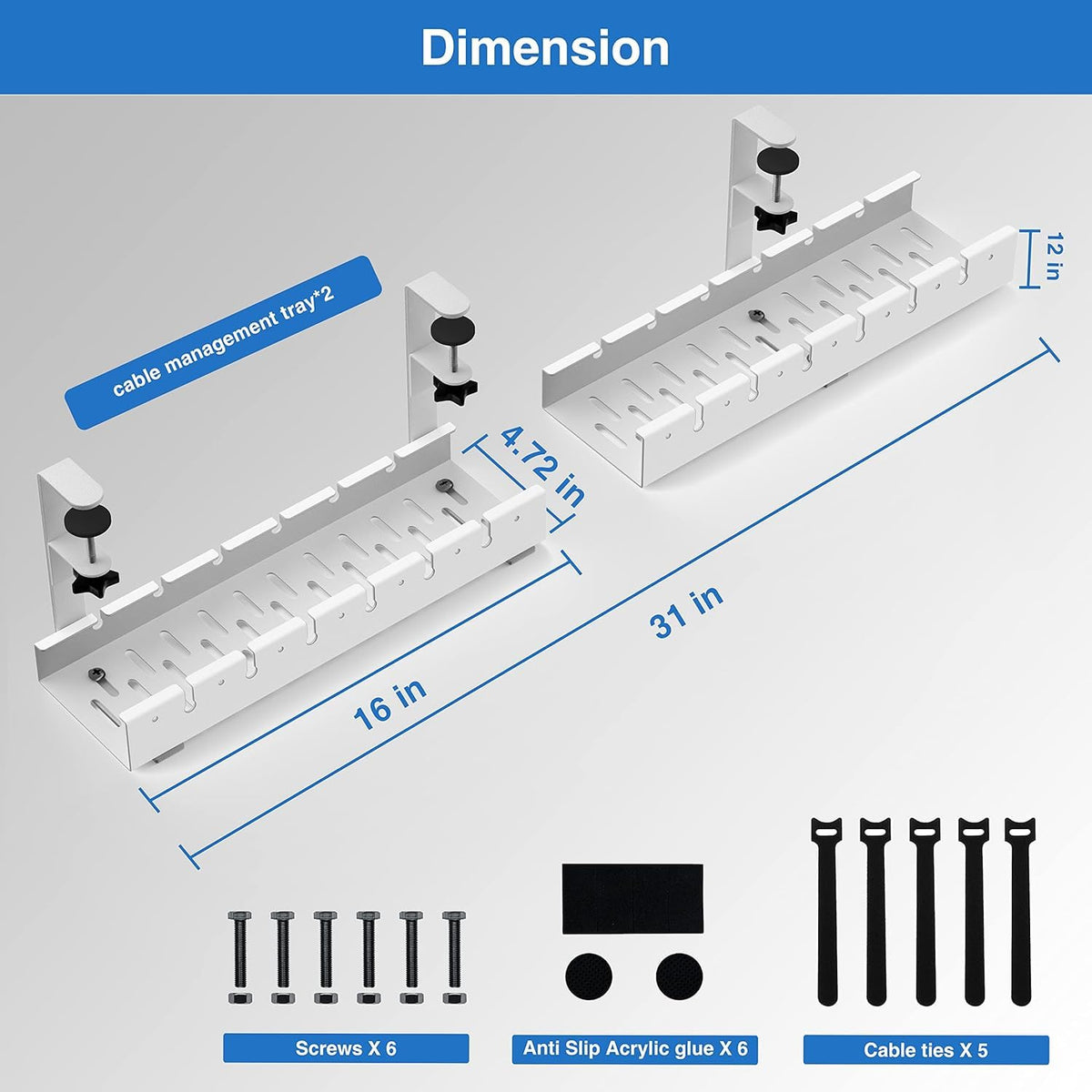BIWIST hollow carbon steel design reduces dust and improves airflow.
