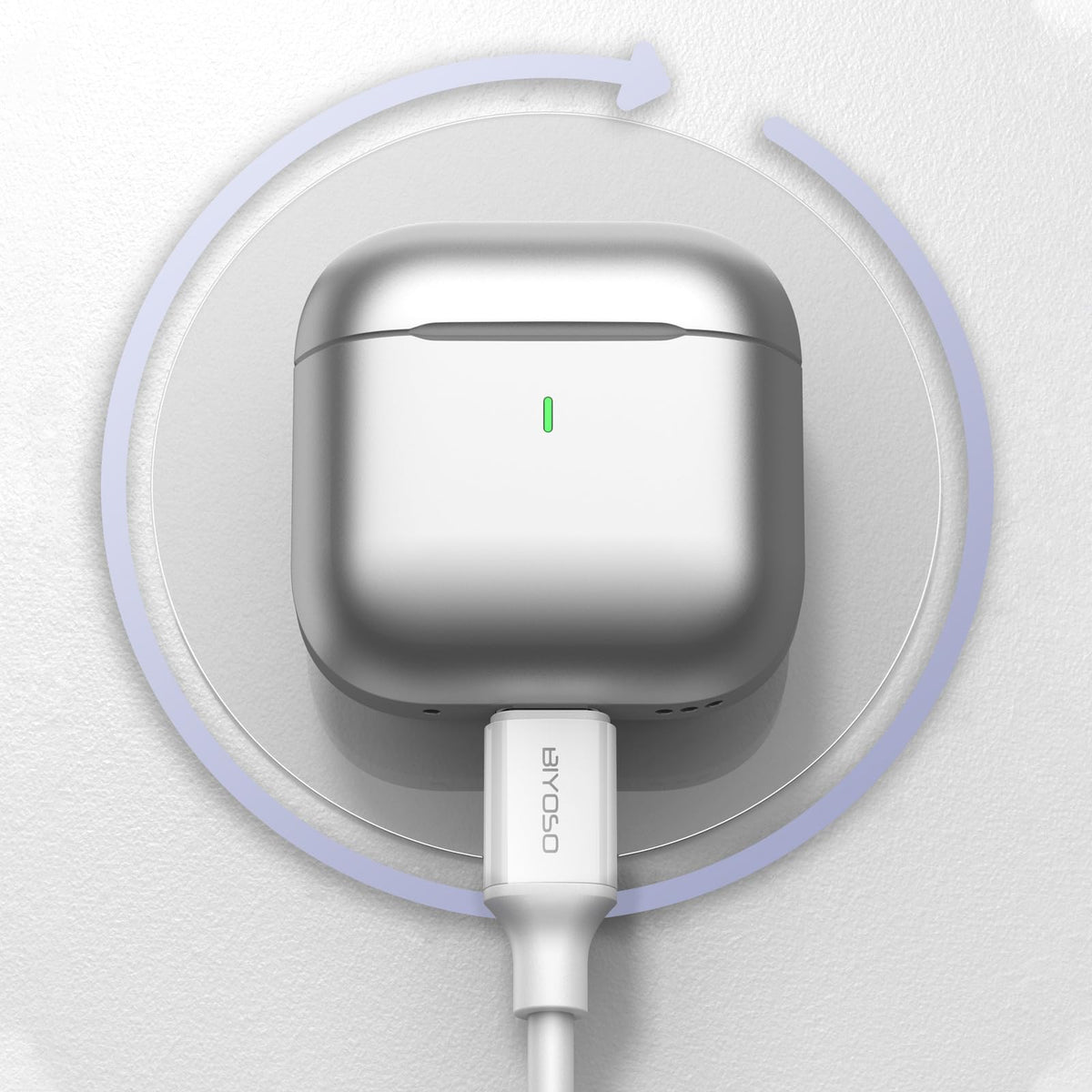 Biyoso earbuds in-ear during commute showing secure semi-in-ear comfort