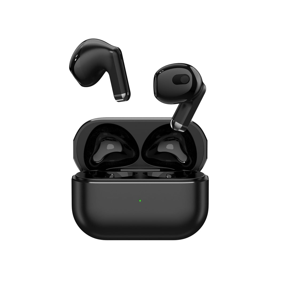 Biyoso X25 front packaging showing earbuds and case, highlighting compact portability