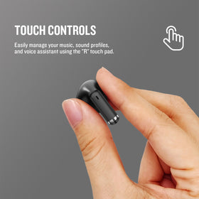 Biyoso X25 next to a coin for scale, showing the brand's compact lightweight design