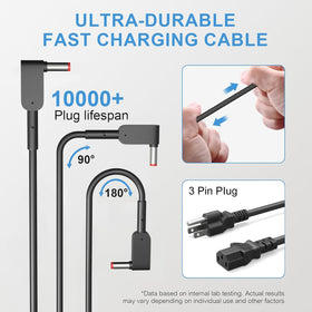 BIYTC adapter with AC power cable included for easy out-of-box setup