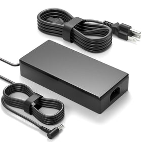 BIYTC 280W charger beside ASUS ROG Strix laptop for reliable charging.