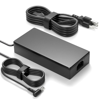 BIYTC 280W charger beside ASUS ROG Strix laptop for reliable charging.