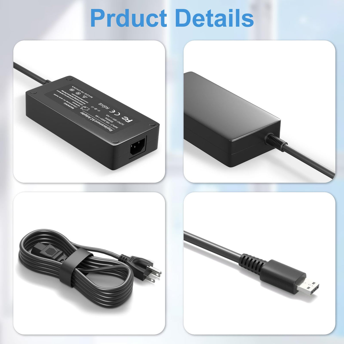 BIYTC a18-280p1a compatible USB tip charger powering compatible MSI laptops