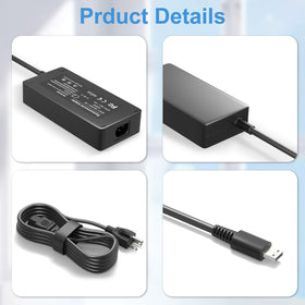 BIYTC a18-280p1a compatible USB tip charger powering compatible MSI laptops